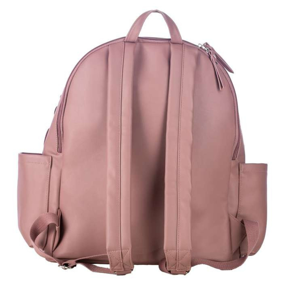 FreeON Glamour - легкий і вмісткий рюкзак для мами з пеленальною підстилкою • Pink