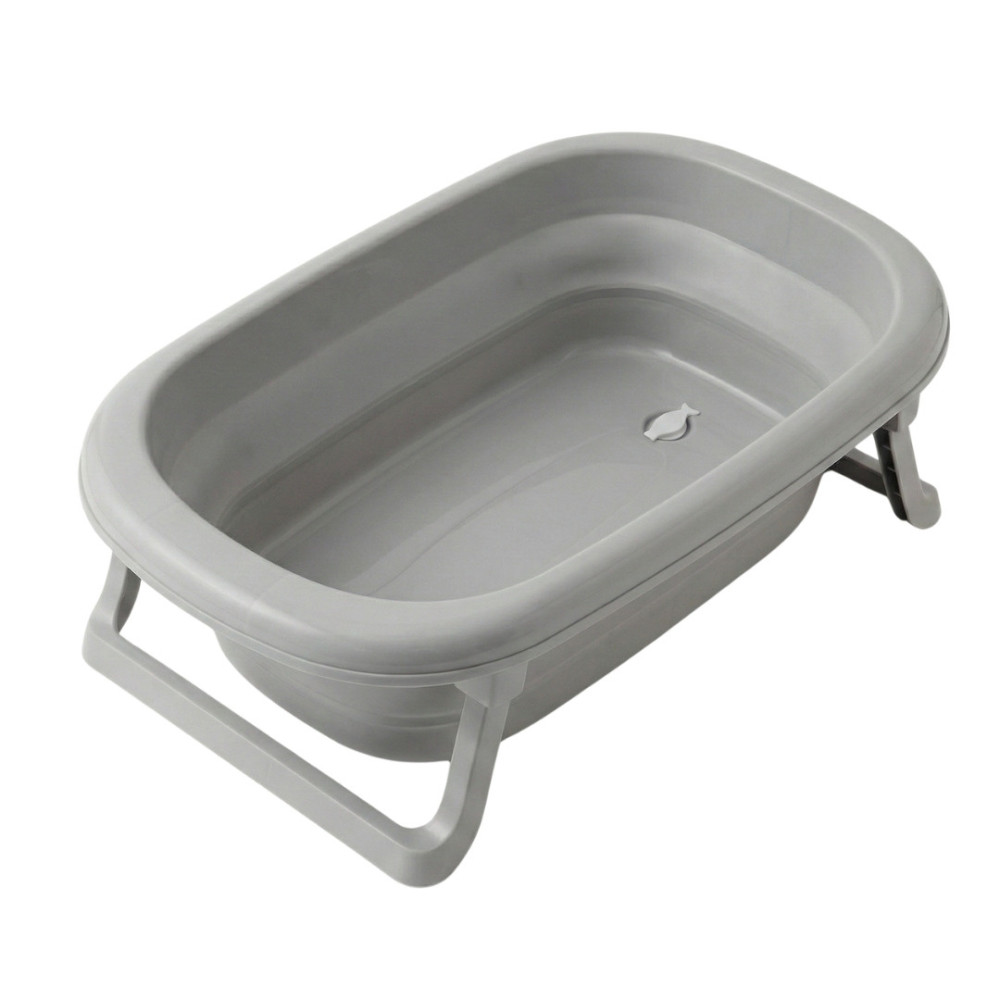 Velano Foldable Bathtub - дитяча складана ванна з термометром • Stone