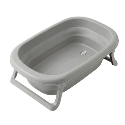 Velano Foldable Bathtub - дитяча складана ванна з термометром • Stone
