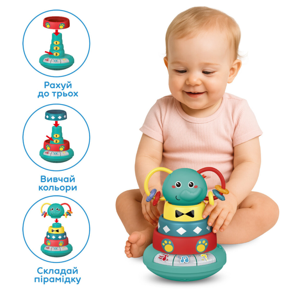 KIDDI SMART Слоненок Грайко - интерактивная игрушка (1305-UK)