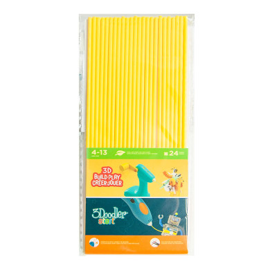 3Doodler Start Стержни желтые - набор из 24 стержней для 3D-ручки (3DS-ECO04-YELLOW-24) 3Doodler Start Стержни желтые - набор из 24 стержней для 3D-ручки (3DS-ECO04-YELLOW-24)
