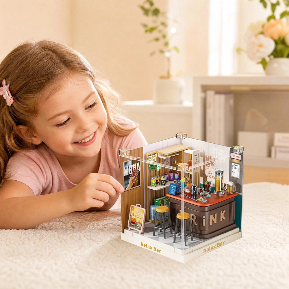 Mini House Интерьер Мини Бар - конструктор-румбокс (8039)