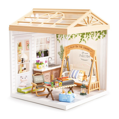 Mini House Інтер'єр Патіо - конструктор-румбокс із підсвічуванням (8010)