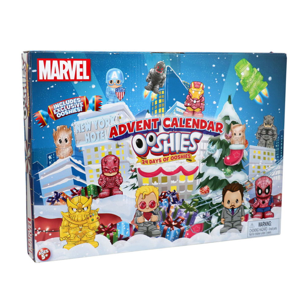 OOSHIES Адвент-календарь Марвел - набор из 24 игровых фигурок (23296)