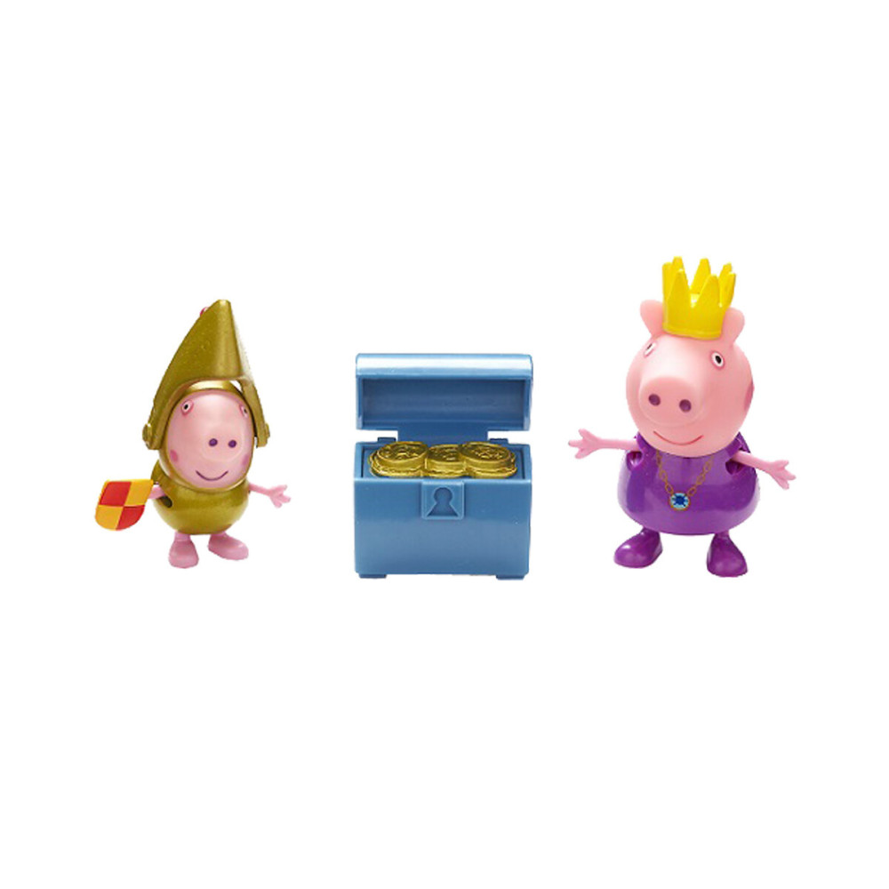 Peppa Pig Принцеса Пеппа та Сер Джордж Голд - набір фігурок (05866-4)