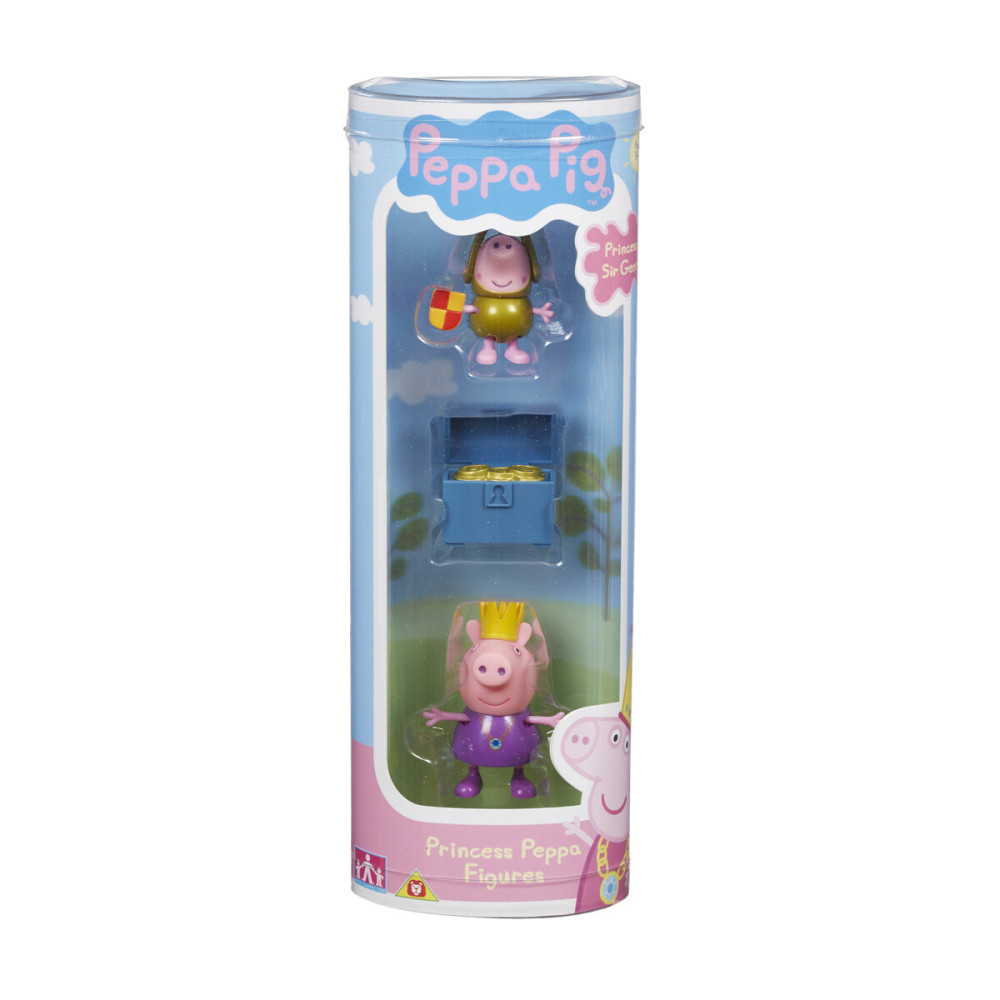 Peppa Pig Принцеса Пеппа та Сер Джордж Голд - набір фігурок (05866-4)