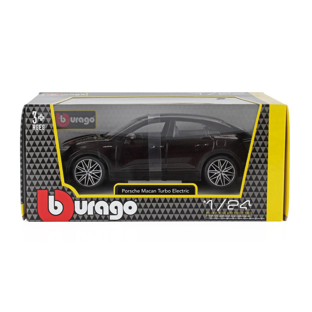 Bburago Porsche Macan 4 Electric 1:24 - автомодель • Чорний (18-21114)
