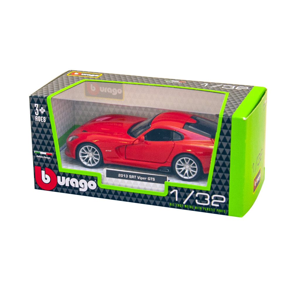 Bburago SRT Viper GTS (2013) 1:32 - автомодель • Червоний (18-43033)