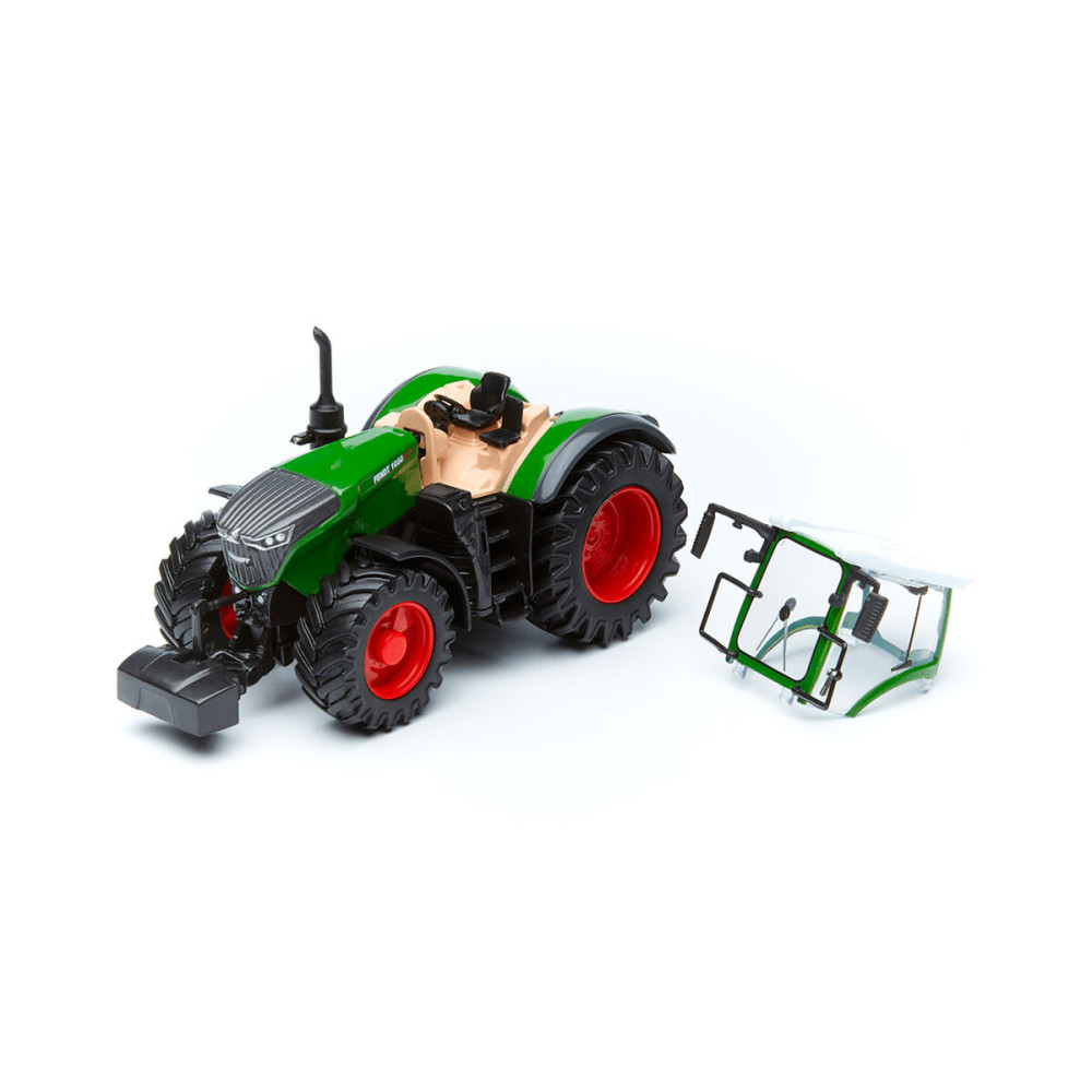 Bburago Farm Трактор Fendt 1050 Vario з роторними валковими граблями - автомодель (18-31665)