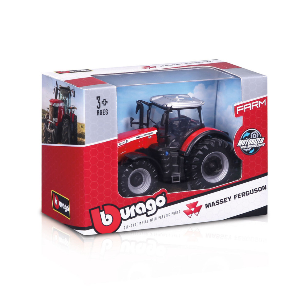 Bburago Farm Трактор Massey Ferguson 8740S - автомодель (18-31613)