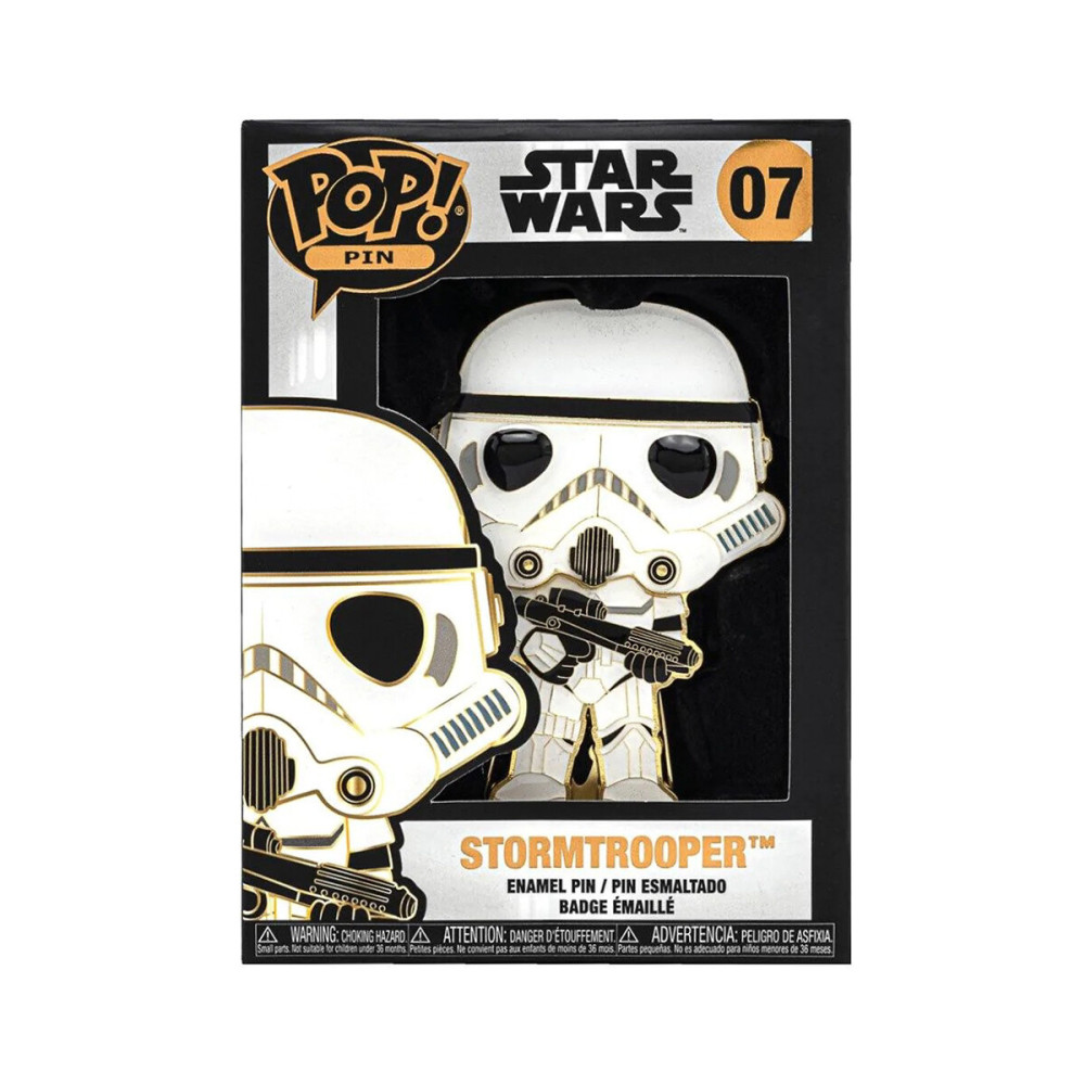 Funko POP! Pin Star Wars Штурмовик зі зброєю - колекційний пін (STPP0007) Funko POP! Pin Star Wars Штурмовик зі зброєю - колекційний пін (STPP0007)