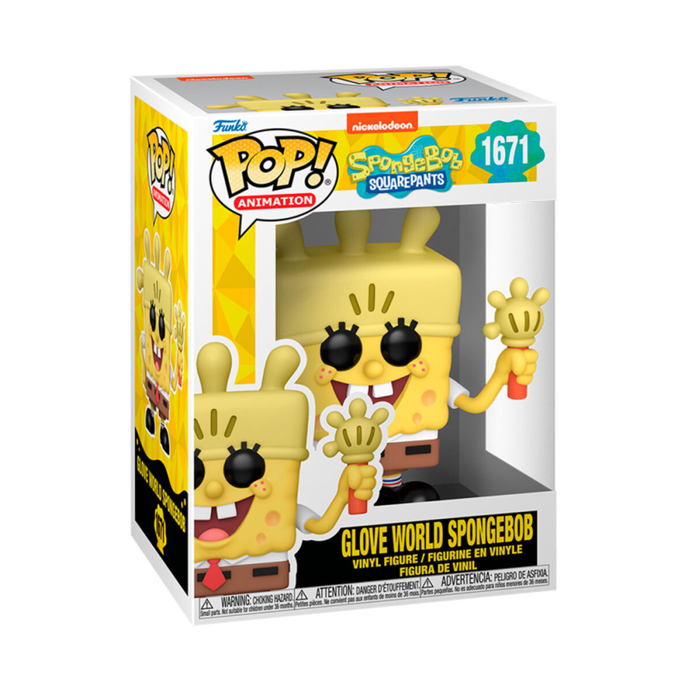 Funko POP! Губка Боб Квадратні Штани Губка Боб з рукавичкою-ліхтариком - ігрова фігурка (75734)