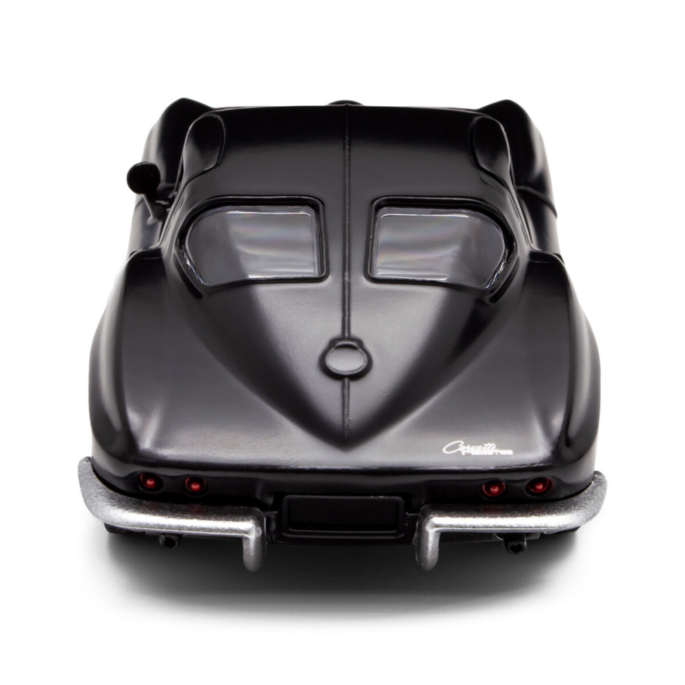 TechnoDrive CHEVROLET CORVETTE SPLIT WINDOW 1963 - автомодель 1:35 • Матовий чорний (250411U)