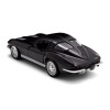 TechnoDrive CHEVROLET CORVETTE SPLIT WINDOW 1963 - автомодель 1:35 • Матовий чорний (250411U)