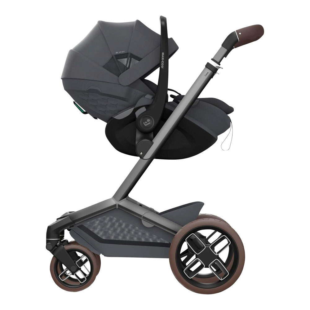 Maxi-Cosi Pebble Slide Pro + FamilyFix Slide Pro - автокресло для новорожденного (автолюлька) с поворотной выдвижной базой ISOFIX (от 0 до 24 месяцев / 40 - 87 см) • Moon Graphite Maxi-Cosi Pebble Slide Pro + FamilyFix Slide Pro - автокресло для новорожденного (автолюлька) с поворотной выдвижной базой ISOFIX (от 0 до 24 месяцев / 40 - 87 см) • Moon Graphite