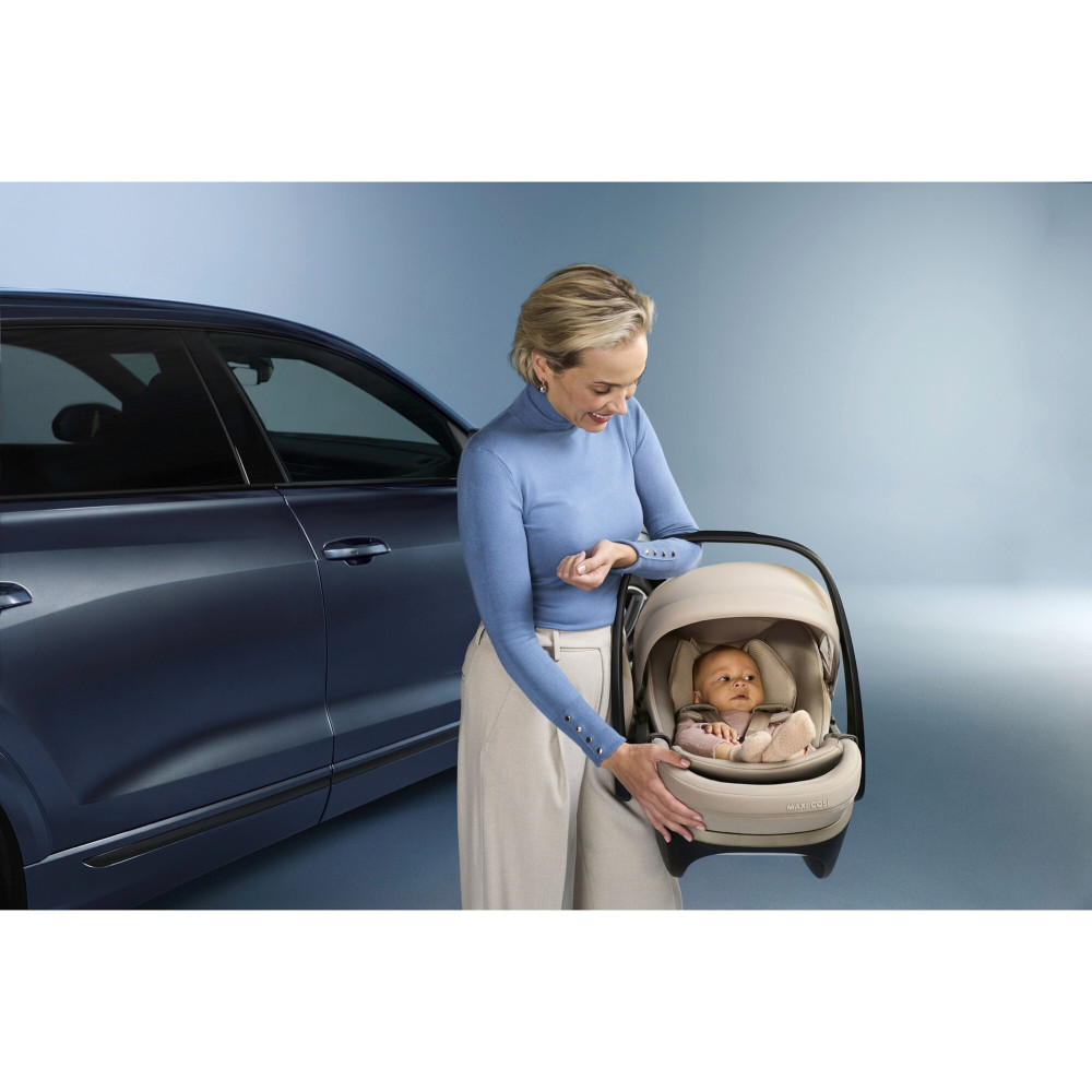 Maxi-Cosi Pebble Slide Pro + FamilyFix Slide Pro - автокресло для новорожденного (автолюлька) с поворотной выдвижной базой ISOFIX (от 0 до 24 месяцев / 40 - 87 см) • Moon Graphite Maxi-Cosi Pebble Slide Pro + FamilyFix Slide Pro - автокресло для новорожденного (автолюлька) с поворотной выдвижной базой ISOFIX (от 0 до 24 месяцев / 40 - 87 см) • Moon Graphite