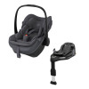 Maxi-Cosi Pebble Slide Pro + FamilyFix Slide Pro - автокресло для новорожденного (автолюлька) с поворотной выдвижной базой ISOFIX (от 0 до 24 месяцев / 40 - 87 см) • Moon Graphite