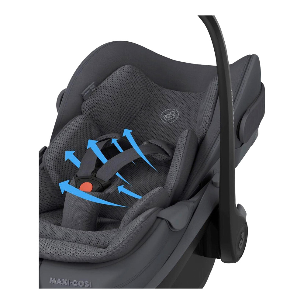 Maxi-Cosi Pebble Slide Pro + FamilyFix Slide Pro - автокресло для новорожденного (автолюлька) с поворотной выдвижной базой ISOFIX (от 0 до 24 месяцев / 40 - 87 см) • Moon Graphite Maxi-Cosi Pebble Slide Pro + FamilyFix Slide Pro - автокресло для новорожденного (автолюлька) с поворотной выдвижной базой ISOFIX (от 0 до 24 месяцев / 40 - 87 см) • Moon Graphite