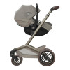 Maxi-Cosi Pebble Slide Pro + FamilyFix Slide Pro - автокресло для новорожденного (автолюлька) с поворотной выдвижной базой ISOFIX (от 0 до 24 месяцев / 40 - 87 см) • Sapphire Sand