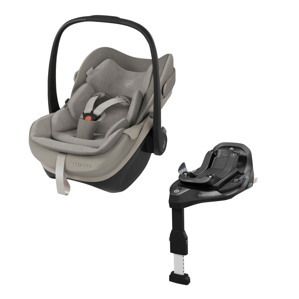 Maxi-Cosi Pebble Slide Pro + FamilyFix Slide Pro - автокресло для новорожденного (автолюлька) с поворотной выдвижной базой ISOFIX (от 0 до 24 месяцев / 40 - 87 см) • Sapphire Sand Maxi-Cosi Pebble Slide Pro + FamilyFix Slide Pro - автокресло для новорожденного (автолюлька) с поворотной выдвижной базой ISOFIX (от 0 до 24 месяцев / 40 - 87 см) • Sapphire Sand
