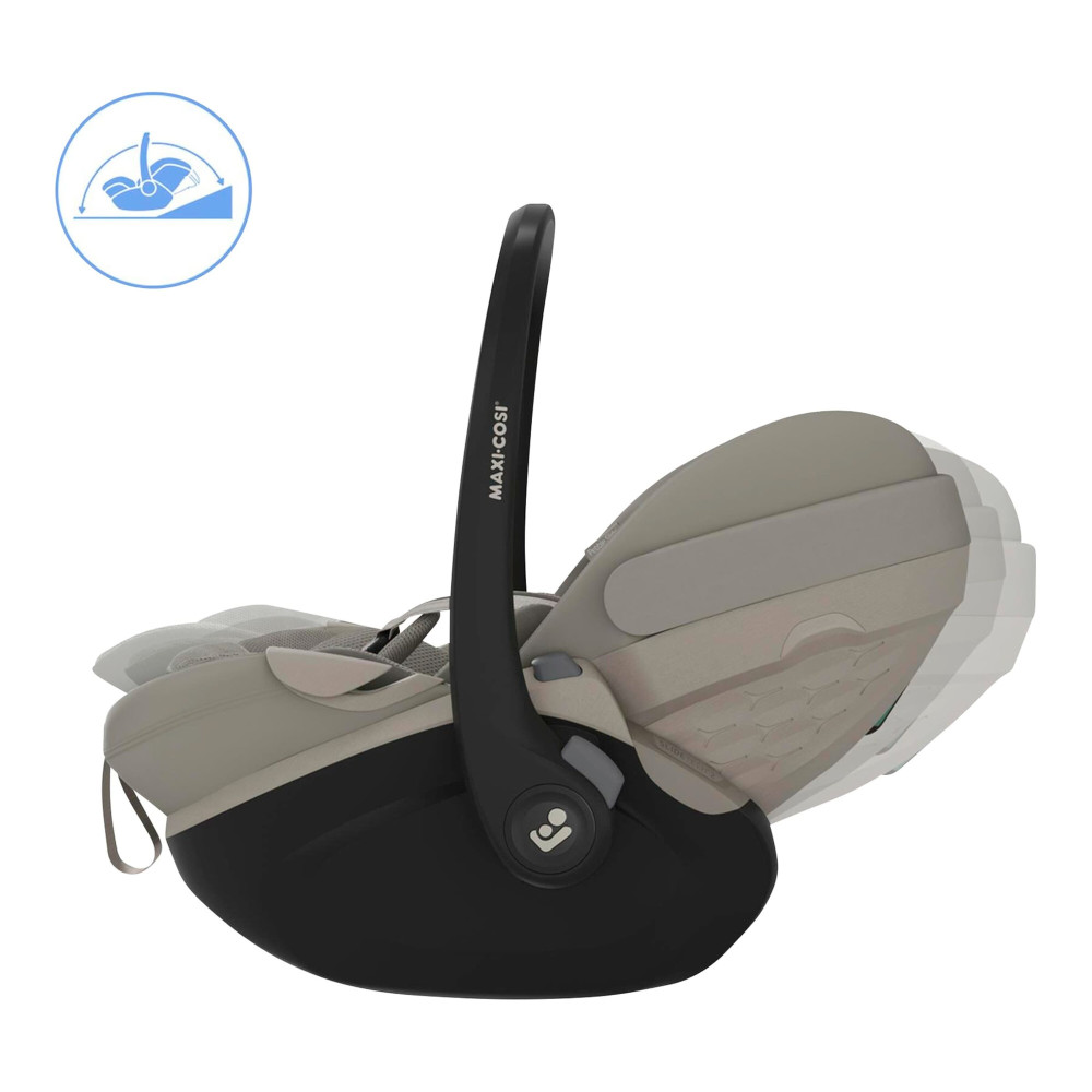 Maxi-Cosi Pebble Slide Pro + FamilyFix Slide Pro - автокресло для новорожденного (автолюлька) с поворотной выдвижной базой ISOFIX (от 0 до 24 месяцев / 40 - 87 см) • Sapphire Sand Maxi-Cosi Pebble Slide Pro + FamilyFix Slide Pro - автокресло для новорожденного (автолюлька) с поворотной выдвижной базой ISOFIX (от 0 до 24 месяцев / 40 - 87 см) • Sapphire Sand