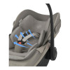 Maxi-Cosi Pebble Slide Pro + FamilyFix Slide Pro - автокресло для новорожденного (автолюлька) с поворотной выдвижной базой ISOFIX (от 0 до 24 месяцев / 40 - 87 см) • Sapphire Sand