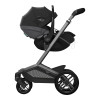 Maxi-Cosi Pebble Slide Pro + FamilyFix Slide Pro - автокресло для новорожденного (автолюлька) с поворотной выдвижной базой ISOFIX (от 0 до 24 месяцев / 40 - 87 см) • Black Onyx