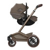Maxi-Cosi Pebble Slide Pro + FamilyFix Slide Pro - автокресло для новорожденного (автолюлька) с поворотной выдвижной базой ISOFIX (от 0 до 24 месяцев / 40 - 87 см) • Oak Truffle