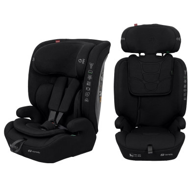 Carrello Consul CRL-16061 - дитяче автокрісло i-Size (від 15 місяців до 12 років / 76-150 см) з регулюванням нахилу • Midnight Black