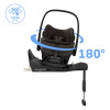 Maxi-Cosi Pebble Slide Pro - автокресло для новорожденного, автолюлька (от 0 до 24 месяцев / 40 - 87 см) • Espresso Brown