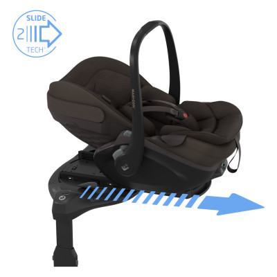 Maxi-Cosi Pebble Slide Pro + FamilyFix Slide Pro - автокресло для новорожденного (автолюлька) с поворотной выдвижной базой ISOFIX (от 0 до 24 месяцев / 40 - 87 см) • Espresso Brown Maxi-Cosi Pebble Slide Pro + FamilyFix Slide Pro - автокресло для новорожденного (автолюлька) с поворотной выдвижной базой ISOFIX (от 0 до 24 месяцев / 40 - 87 см) • Espresso Brown