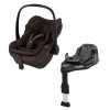 Maxi-Cosi Pebble Slide Pro + FamilyFix Slide Pro - автокресло для новорожденного (автолюлька) с поворотной выдвижной базой ISOFIX (от 0 до 24 месяцев / 40 - 87 см) • Espresso Brown