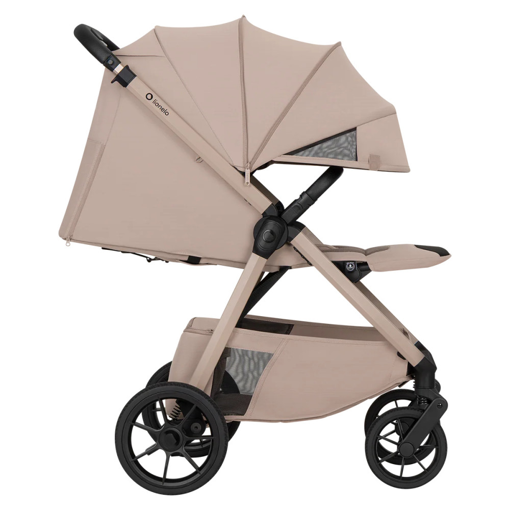 Lionelo Bett - прогулочная коляска, коляска с термоорганайзером для путешествий • Beige Sand