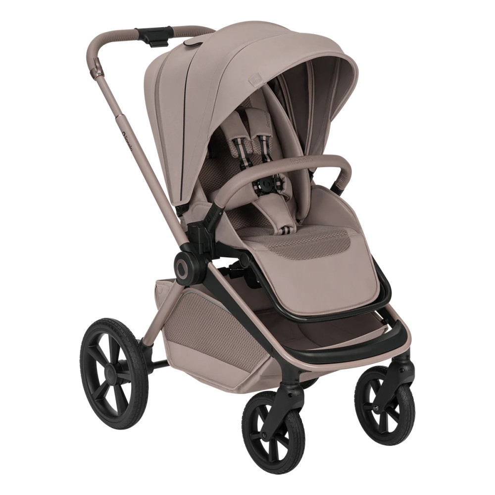 Lionelo Freya 2в1 - детская коляска 2 в 1, люлька складывается вместе с рамой • Beige Sand