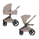 Lionelo Freya 2в1 - детская коляска 2 в 1, люлька складывается вместе с рамой • Beige Sand