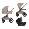 Lionelo Freya 3в1 - детская коляска 3 в 1 с автокреслом, люлька складывается вместе с рамой • Beige Sand Lionelo Freya 3в1 - детская коляска 3 в 1 с автокреслом, люлька складывается вместе с рамой • Beige Sand