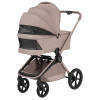 Lionelo Freya 3в1 - детская коляска 3 в 1 с автокреслом, люлька складывается вместе с рамой • Beige Sand