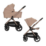 Lionelo Carmine 2в1 - детская коляска 2 в 1 • Beige Sand