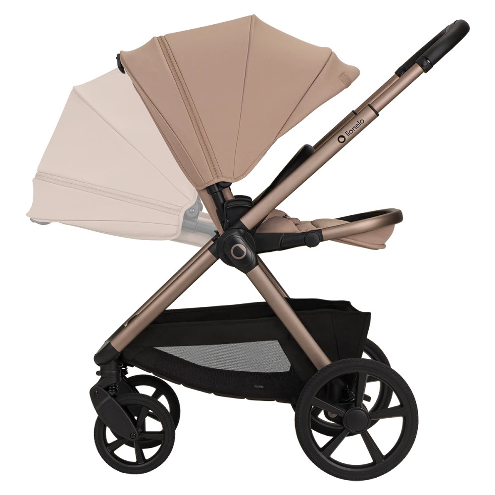 Lionelo Carmine 2в1 - детская коляска 2 в 1 • Beige Sand