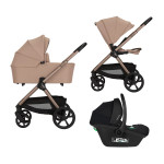 Lionelo Carmine 3в1 - детская коляска 3 в 1 с автокреслом • Beige Sand Lionelo Carmine 3в1 - детская коляска 3 в 1 с автокреслом • Beige Sand
