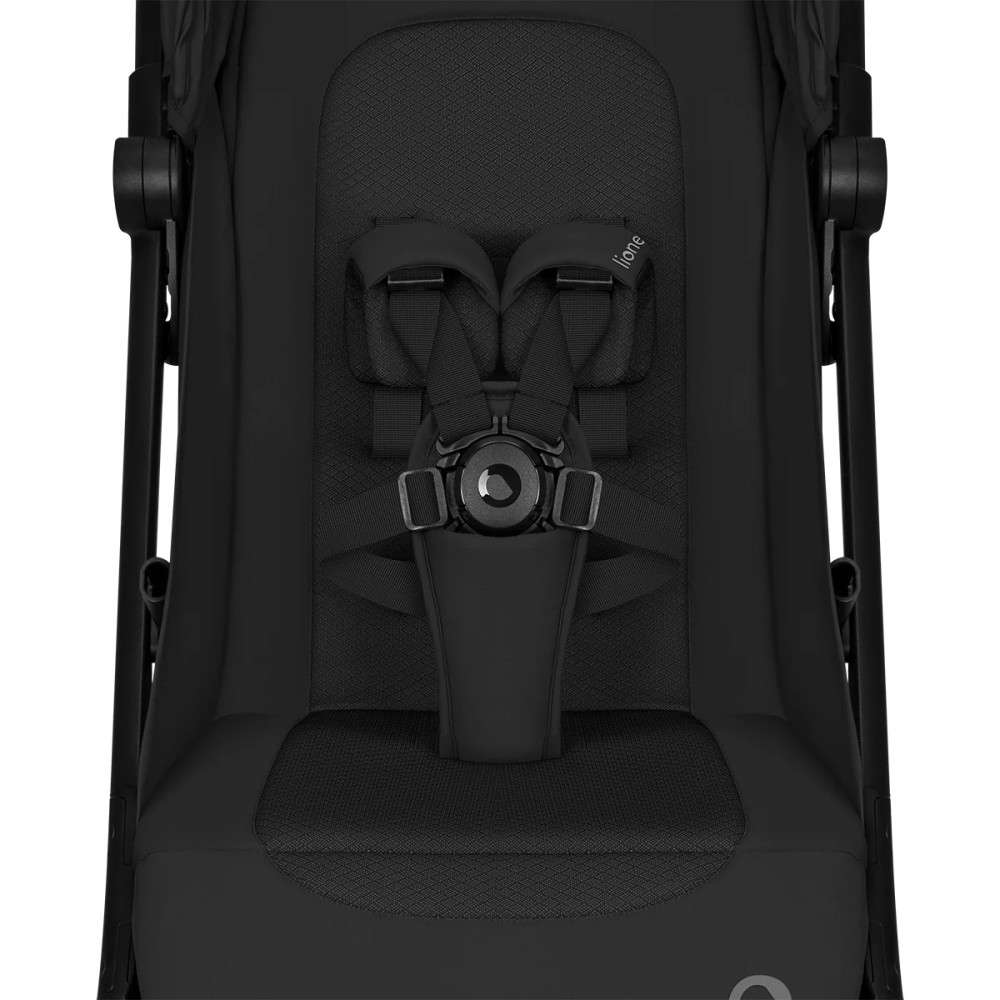Lionelo Sia Flex 2в1 - детская коляска 2 в 1, люлька складывается вместе с рамой • Black Onyx
