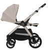Lionelo Layla 3в1 - детская коляска 3 в 1 с автокреслом, универсальная коляска с большими колесами • Beige Sand