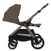 Lionelo Layla 3в1 - детская коляска 3 в 1 с автокреслом, универсальная коляска с большими колесами • Beige Taupe