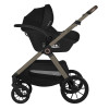 Lionelo Layla 3в1 - детская коляска 3 в 1 с автокреслом, универсальная коляска с большими колесами • Beige Taupe