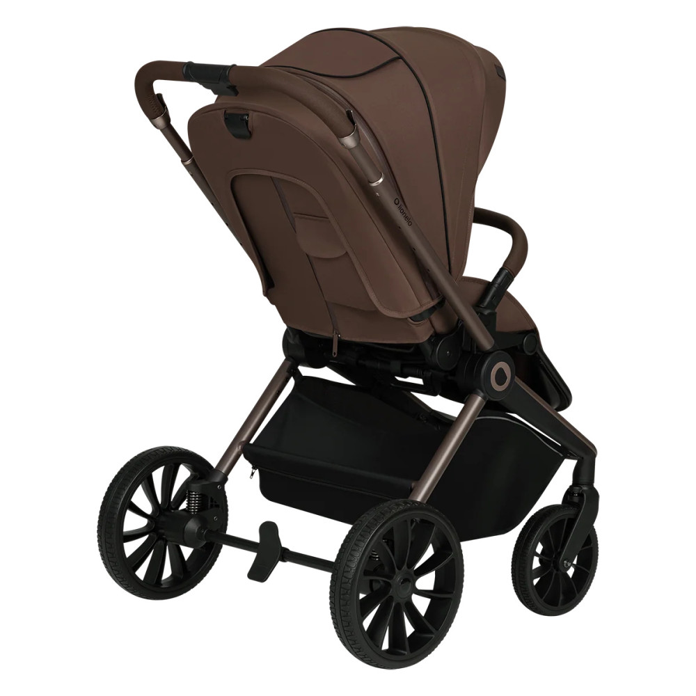 Lionelo Mika Plus 2в1 - детская коляска 2 в 1, универсальная коляска, быстрое складывание • Mocha Mousse