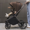 Lionelo Mika Plus 3в1 - детская коляска 3 в 1 с автокреслом, универсальная коляска с большими колесами • Black Onyx