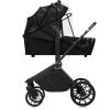 Lionelo Mika Plus 3в1 - детская коляска 3 в 1 с автокреслом, универсальная коляска с большими колесами • Black Onyx