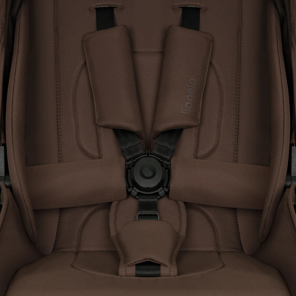 Lionelo Mika Plus 3в1 - детская коляска 3 в 1 с автокреслом, универсальная коляска с большими колесами • Mocha Mousse Lionelo Mika Plus 3в1 - детская коляска 3 в 1 с автокреслом, универсальная коляска с большими колесами • Mocha Mousse