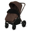 Lionelo Mika Plus 3в1 - детская коляска 3 в 1 с автокреслом, универсальная коляска с большими колесами • Mocha Mousse