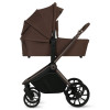 Lionelo Mika Plus 3в1 - детская коляска 3 в 1 с автокреслом, универсальная коляска с большими колесами • Mocha Mousse